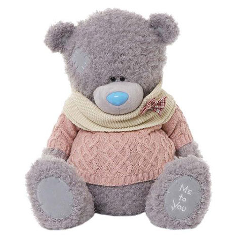 24" Knit Jumper and Snood Large Me to You Bear £75.00